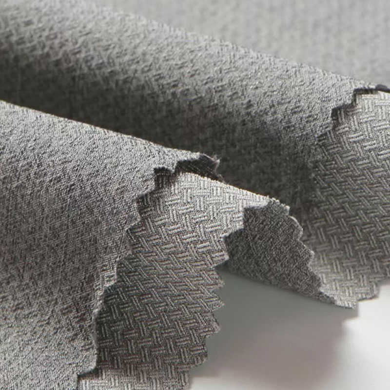 160 g/m² YH221102 fireveis elastisk kationisk fiskebein spandex stoff